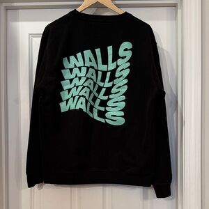 Louis Tomlinson Merch “Walls” Black and Teal Crewneck Sweatshirt